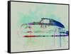 Porsche 356 Watercolor-NaxArt-Framed Stretched Canvas