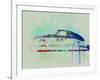 Porsche 356 Watercolor-NaxArt-Framed Art Print