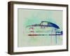 Porsche 356 Watercolor-NaxArt-Framed Art Print