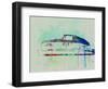 Porsche 356 Watercolor-NaxArt-Framed Art Print