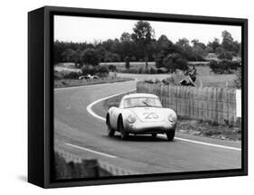 Porsche 550A Rs Coupe, Le Mans 24 Hours, France, 1956-null-Framed Stretched Canvas