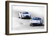 Porsche 904 Racing Watercolor-NaxArt-Framed Art Print