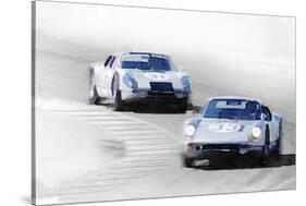 Porsche 904 Racing Watercolor-NaxArt-Stretched Canvas