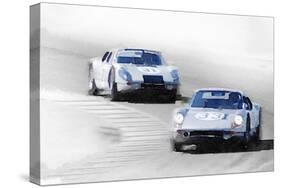 Porsche 904 Racing Watercolor-NaxArt-Stretched Canvas