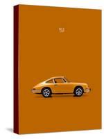 Porsche 911 1968 Orange-Mark Rogan-Stretched Canvas