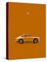 Porsche 911 1968 Orange-Mark Rogan-Stretched Canvas