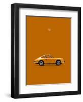 Porsche 911 1968 Orange-Mark Rogan-Framed Art Print