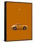 Porsche 911 1968 Orange-Mark Rogan-Framed Stretched Canvas