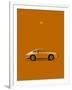 Porsche 911 1968 Orange-Mark Rogan-Framed Art Print