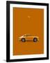 Porsche 911 1968 Orange-Mark Rogan-Framed Art Print