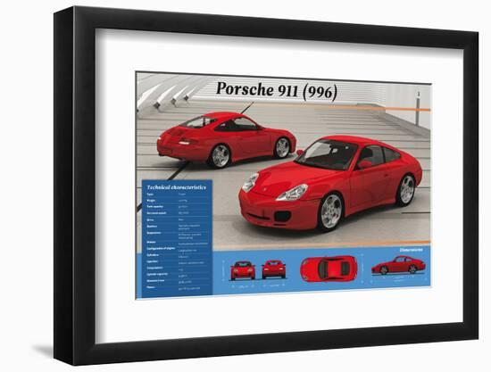 Porsche 911 (996).-null-Framed Photographic Print