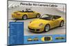 Porsche 911 Carrera Cabrio.-null-Mounted Photographic Print