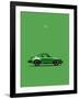 Porsche 911 Carrera Green-Mark Rogan-Framed Art Print