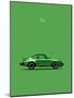 Porsche 911 Carrera Green-Mark Rogan-Mounted Art Print