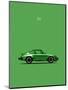 Porsche 911 Carrera Green-Mark Rogan-Mounted Art Print