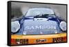 Porsche 911 Front End Watercolor-NaxArt-Framed Stretched Canvas