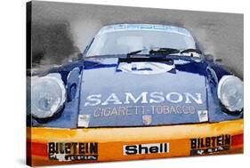 Porsche 911 Front End Watercolor-NaxArt-Stretched Canvas