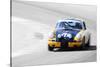 Porsche 911 on Race Track Watercolor-NaxArt-Stretched Canvas