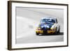 Porsche 911 on Race Track Watercolor-NaxArt-Framed Art Print