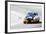 Porsche 911 on Race Track Watercolor-NaxArt-Framed Art Print