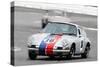 Porsche 911 Race in Monterey Watercolor-NaxArt-Stretched Canvas