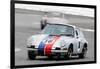 Porsche 911 Race in Monterey Watercolor-NaxArt-Framed Art Print