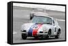 Porsche 911 Race in Monterey Watercolor-NaxArt-Framed Stretched Canvas