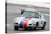 Porsche 911 Race in Monterey Watercolor-NaxArt-Stretched Canvas