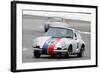 Porsche 911 Race in Monterey Watercolor-NaxArt-Framed Art Print
