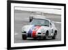 Porsche 911 Race in Monterey Watercolor-NaxArt-Framed Art Print