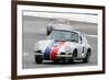 Porsche 911 Race in Monterey Watercolor-NaxArt-Framed Premium Giclee Print