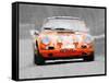 Porsche 911 Race Track Watercolor-NaxArt-Framed Stretched Canvas