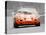 Porsche 911 Race Track Watercolor-NaxArt-Stretched Canvas