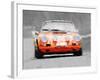 Porsche 911 Race Track Watercolor-NaxArt-Framed Art Print