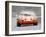 Porsche 911 Race Track Watercolor-NaxArt-Framed Art Print