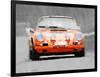 Porsche 911 Race Track Watercolor-NaxArt-Framed Art Print