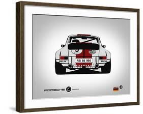 Porsche 911 Rear-NaxArt-Framed Art Print