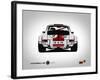 Porsche 911 Rear-NaxArt-Framed Art Print