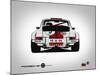 Porsche 911 Rear-NaxArt-Mounted Art Print