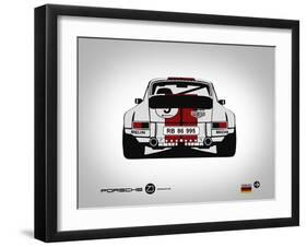 Porsche 911 Rear-NaxArt-Framed Art Print