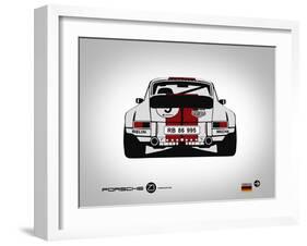 Porsche 911 Rear-NaxArt-Framed Art Print