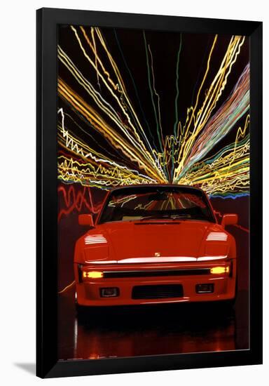 Porsche 911 Slopenose Convertible-null-Framed Poster