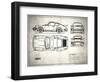 Porsche 911-Turbo 1977-Mark Rogan-Framed Art Print