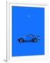 Porsche 911 Turbo Blue-Mark Rogan-Framed Art Print