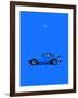 Porsche 911 Turbo Blue-Mark Rogan-Framed Art Print