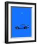 Porsche 911 Turbo Blue-Mark Rogan-Framed Art Print
