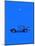 Porsche 911 Turbo Blue-Mark Rogan-Mounted Art Print