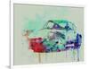 Porsche 911 Watercolor 2-NaxArt-Framed Art Print