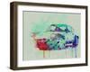 Porsche 911 Watercolor 2-NaxArt-Framed Art Print