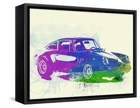 Porsche 911 Watercolor-NaxArt-Framed Stretched Canvas
